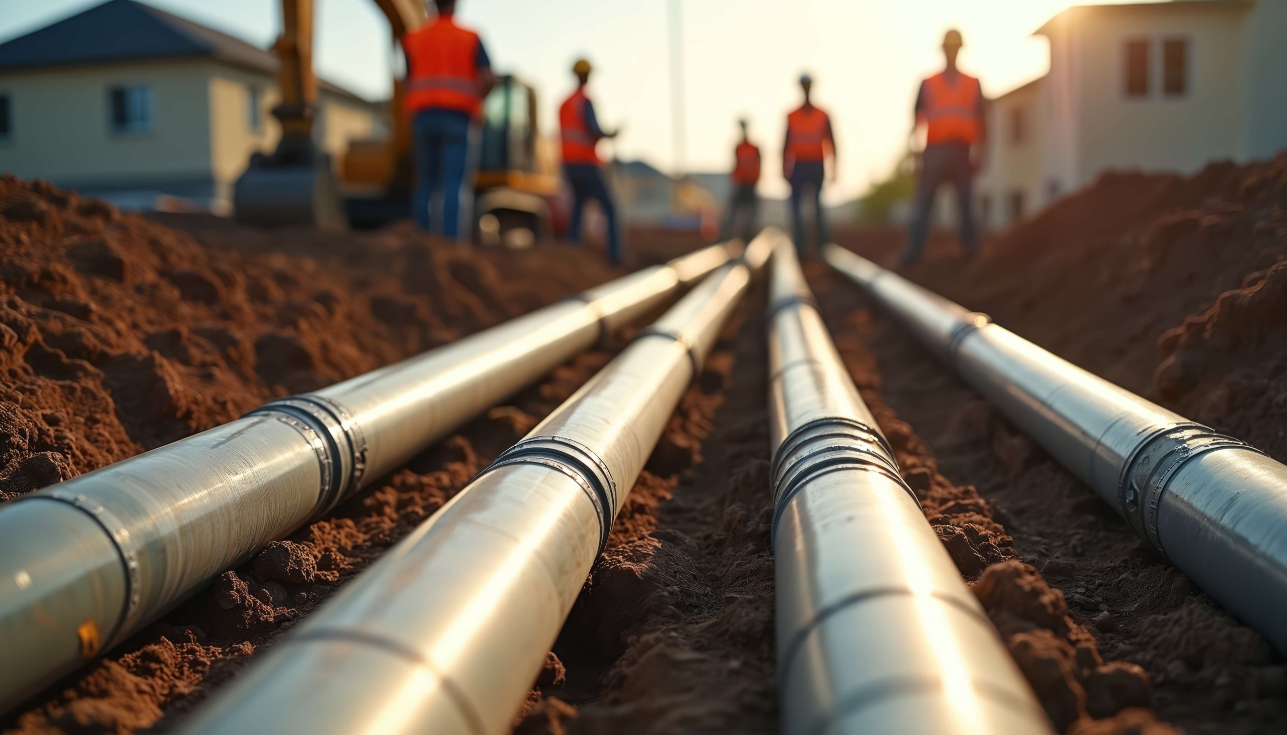 build foundations pipes plumbing