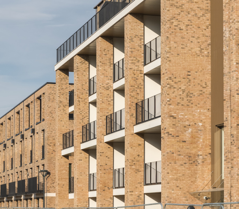 Brand new empty block of flats in Stratford, east London